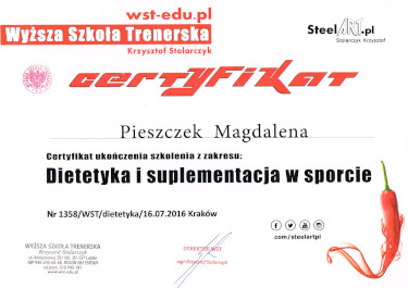 dietetyka i suplementacja w sporcie